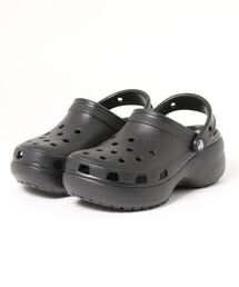 crocs | 《crocs》ｸﾛｯｸｽ ｸﾗｼｯｸﾌﾟﾗｯﾄﾌｫｰﾑｸﾛｯｸﾞｳｨﾒﾝ(サンダル)