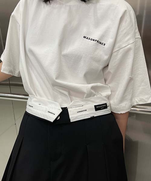 MASONPRINCE（メイソンプリンス）の「2タックワイドストレートスラックス SK2082 【MASONPRINCE】（スラックス・メンズ・ブラック/ベージュ/グレー・L/M/S/XL）」の6枚目の写真