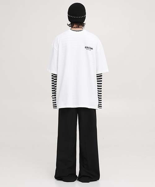 MASONPRINCE（メイソンプリンス）の「2タックワイドストレートスラックス SK2082 【MASONPRINCE】（スラックス・メンズ・ブラック/ベージュ/グレー・L/M/S/XL）」の18枚目の写真