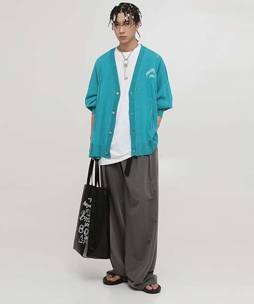 MASONPRINCE（メイソンプリンス）の「2タックワイドストレートスラックス SK2082 【MASONPRINCE】（スラックス・メンズ・ブラック/ベージュ/グレー・L/M/S/XL）」の19枚目の写真