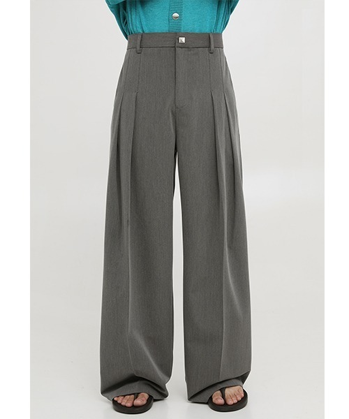 MASONPRINCE（メイソンプリンス）の「2タックワイドストレートスラックス SK2082 【MASONPRINCE】（スラックス・メンズ・ブラック/ベージュ/グレー・L/M/S/XL）」の20枚目の写真