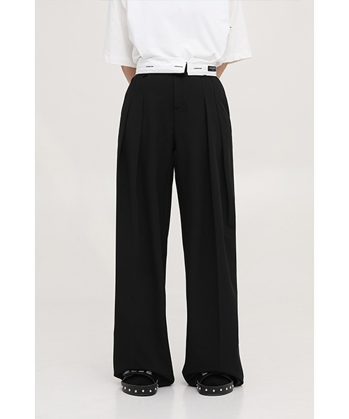 MASONPRINCE（メイソンプリンス）の「2タックワイドストレートスラックス SK2082 【MASONPRINCE】（スラックス・メンズ・ブラック/ベージュ/グレー・L/M/S/XL）」の14枚目の写真