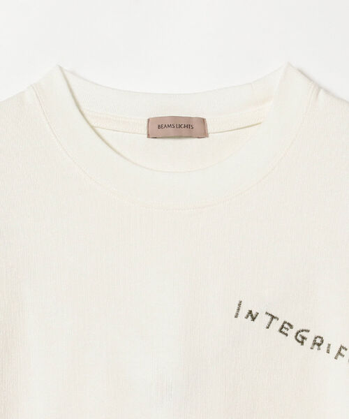 BEAMS LIGHTS（ビームスライツ）の「BEAMS LIGHTS / 刺繍 Tシャツ（Tシャツ/カットソー・メンズ・ホワイト/ブラック・S/M/L）」の16枚目の写真