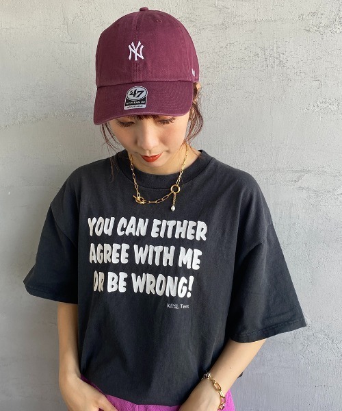 '47（フォーティーセブン）の「['47/フォーティセブン] YANKEES BASE RUNNER ベースボールキャップ（キャップ・レディース・カーキ/ダークグリーン/ブラック/チャコール/グレー/ワイン/ホワイト/レッド/ブラウン/ネイビー・ONE SIZE）」の10枚目の写真