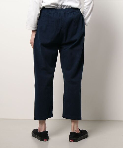 BOHEMIANS（ボヘミアンズ）の「別注　HERINBONE FLANNEL LOOSE PANTS/ﾎﾞﾍﾐｱﾝｽﾞ/ﾊﾟﾝﾂ（その他パンツ・メンズ・ネイビー・MEDIUM）」の3枚目の写真