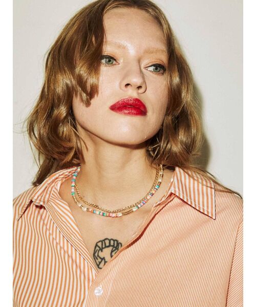 jouetie（ジュエティ）の「クレイジービーズネックレス（ネックレス・レディース・シルバー/ゴールド・FREE）」の5枚目の写真