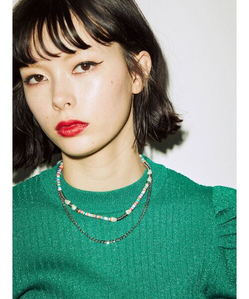 jouetie（ジュエティ）の「クレイジービーズネックレス（ネックレス・レディース・シルバー/ゴールド・FREE）」の3枚目の写真