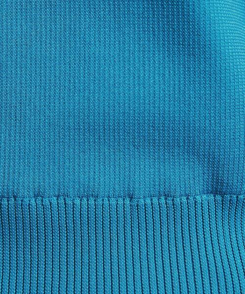 未使用ユナイテッドアローズ　パフスリーブ5分袖ニット　グレー黒系春夏 UNITED ARROWS ニット セーター ラメ パフスリーブ レディース