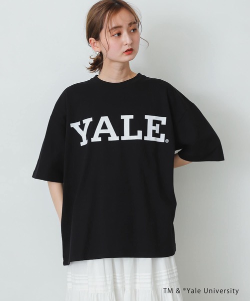 SENSE OF PLACE by URBAN RESEARCH（センスオブプレイスバイアーバンリサーチ）の「『ユニセックス』『別注』YALEカレッジロゴTシャツ A（Tシャツ/カットソー・メンズ・ライトブルー/ホワイト/ライトグレー/ブラック・MEDIUM/LARGE）」の6枚目の写真