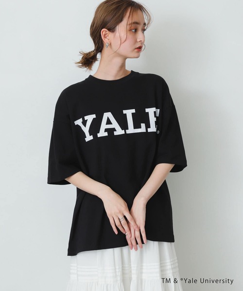 SENSE OF PLACE by URBAN RESEARCH（センスオブプレイスバイアーバンリサーチ）の「『ユニセックス』『別注』YALEカレッジロゴTシャツ A（Tシャツ/カットソー・メンズ・ライトブルー/ホワイト/ライトグレー/ブラック・MEDIUM/LARGE）」の10枚目の写真
