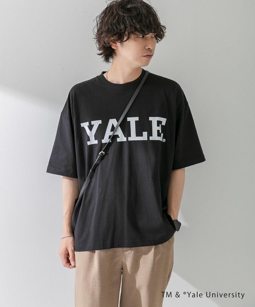 SENSE OF PLACE by URBAN RESEARCH（センスオブプレイスバイアーバンリサーチ）の「『ユニセックス』『別注』YALEカレッジロゴTシャツ A（Tシャツ/カットソー・メンズ・ライトブルー/ホワイト/ライトグレー/ブラック・MEDIUM/LARGE）」の8枚目の写真