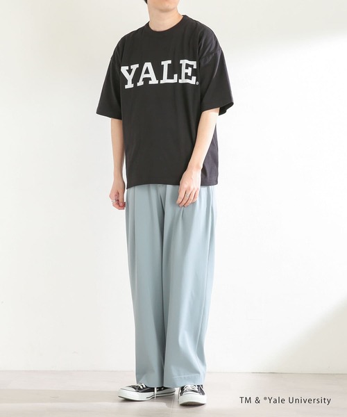 SENSE OF PLACE by URBAN RESEARCH（センスオブプレイスバイアーバンリサーチ）の「『ユニセックス』『別注』YALEカレッジロゴTシャツ A（Tシャツ/カットソー・メンズ・ライトブルー/ホワイト/ライトグレー/ブラック・MEDIUM/LARGE）」の15枚目の写真