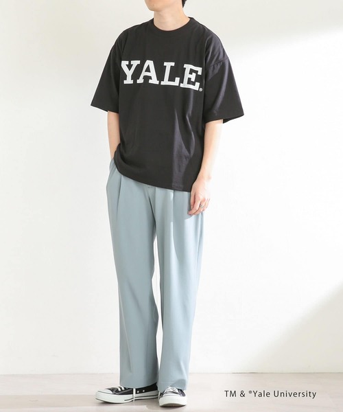 SENSE OF PLACE by URBAN RESEARCH（センスオブプレイスバイアーバンリサーチ）の「『ユニセックス』『別注』YALEカレッジロゴTシャツ A（Tシャツ/カットソー・メンズ・ライトブルー/ホワイト/ライトグレー/ブラック・MEDIUM/LARGE）」の16枚目の写真