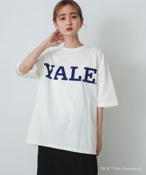 SENSE OF PLACE by URBAN RESEARCH（センスオブプレイスバイアーバンリサーチ）の「『ユニセックス』『別注』YALEカレッジロゴTシャツ A（Tシャツ/カットソー・メンズ・ライトブルー/ホワイト/ライトグレー/ブラック・MEDIUM/LARGE）」の18枚目の写真