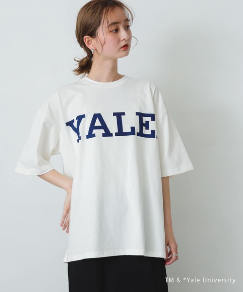 SENSE OF PLACE by URBAN RESEARCH（センスオブプレイスバイアーバンリサーチ）の「『ユニセックス』『別注』YALEカレッジロゴTシャツ A（Tシャツ/カットソー・メンズ・ライトブルー/ホワイト/ライトグレー/ブラック・MEDIUM/LARGE）」の20枚目の写真