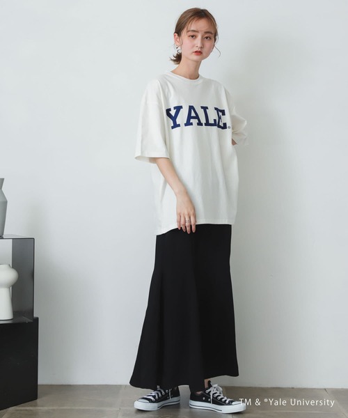SENSE OF PLACE by URBAN RESEARCH（センスオブプレイスバイアーバンリサーチ）の「『ユニセックス』『別注』YALEカレッジロゴTシャツ A（Tシャツ/カットソー・メンズ・ライトブルー/ホワイト/ライトグレー/ブラック・MEDIUM/LARGE）」の21枚目の写真