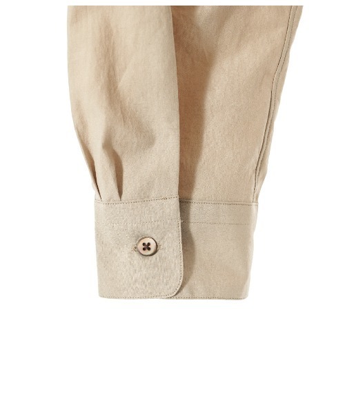 PORT BY ARK（ポートバイアーク）の「PORT BY ARK / ポートバイアーク：Regular Collar Shirt：PO11-SH001[COR]（シャツ/ブラウス・メンズ・グレー/ベージュ・1/2）」の21枚目の写真