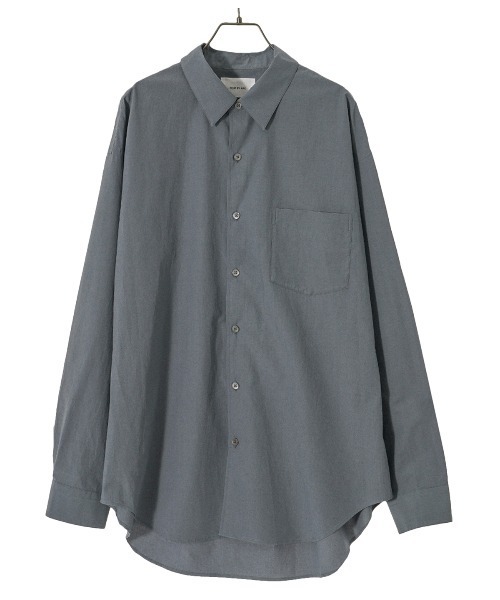 PORT BY ARK（ポートバイアーク）の「PORT BY ARK / ポートバイアーク：Regular Collar Shirt：PO11-SH001[COR]（シャツ/ブラウス・メンズ・グレー/ベージュ・1/2）」の15枚目の写真