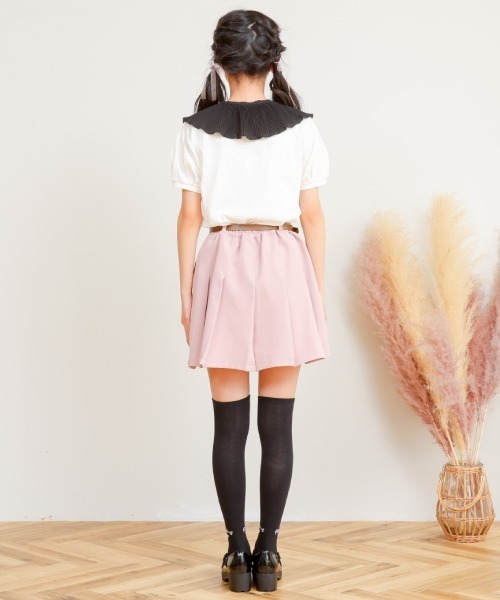 PINKHUNT ピンクハント gプリーツ襟つき Tシャツ 6861K（Tシャツ