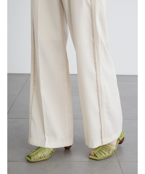 LILY BROWN（リリーブラウン）の「ハイウエストラインパンツ（その他パンツ・レディース・ネイビー/オレンジ/アイボリー・1/0）」の15枚目の写真