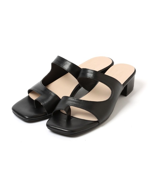 LAKOLE（ラコレ）の「アシンメトリーヒールサンダル / 266448（サンダル・レディース・ブラック/ベージュ/ライトグリーン/アイボリー・MEDIUM/LARGE）」の13枚目の写真