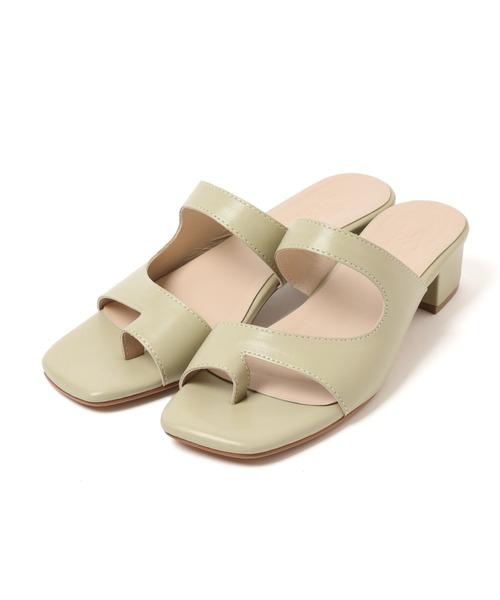 LAKOLE（ラコレ）の「アシンメトリーヒールサンダル / 266448（サンダル・レディース・ブラック/ベージュ/ライトグリーン/アイボリー・MEDIUM/LARGE）」の12枚目の写真