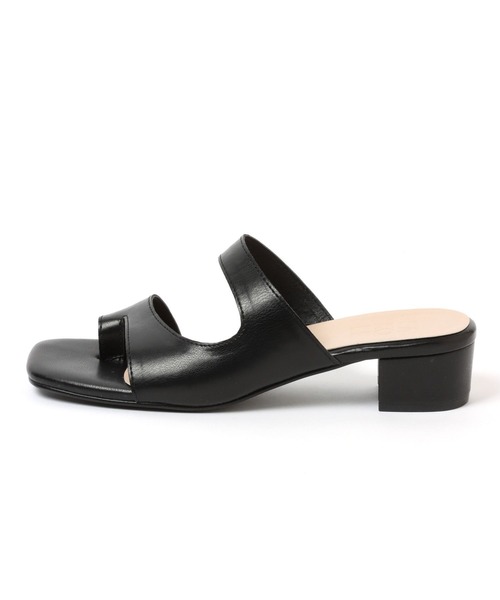 LAKOLE（ラコレ）の「アシンメトリーヒールサンダル / 266448（サンダル・レディース・ブラック/ベージュ/ライトグリーン/アイボリー・MEDIUM/LARGE）」の14枚目の写真