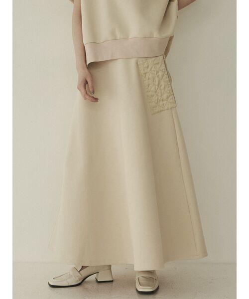 COTORICA（コトリカ）の「キルティングポケットフレアスカート（スカート・レディース・アイボリー/ブラック/ブルー・SMALL/MEDIUM）」の4枚目の写真