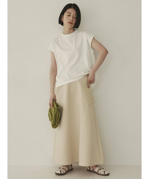 COTORICA（コトリカ）の「キルティングポケットフレアスカート（スカート・レディース・アイボリー/ブラック/ブルー・SMALL/MEDIUM）」の6枚目の写真