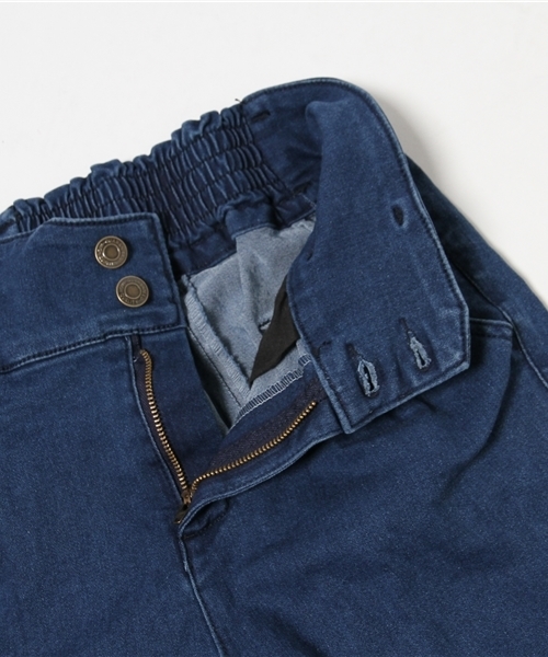 WEGO（ウィゴー）の「WEGO/デニムタックパンツ（デニムパンツ・レディース・ホワイト/インディゴブルー/ダークインディゴブルー・FREE）」の11枚目の写真