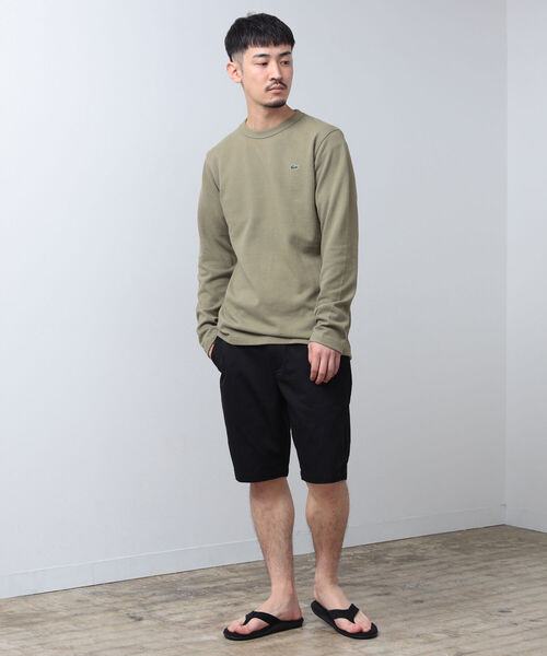 BEAMS（ビームス）の「BEAMS / ベーシック チノショーツ（チノパンツ・メンズ・ブラック/ベージュ/ネイビー/オリーブ・SMALL/MEDIUM/LARGE/X-LARGE）」の15枚目の写真