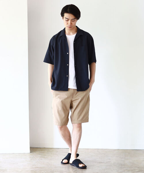 BEAMS（ビームス）の「BEAMS / ベーシック チノショーツ（チノパンツ・メンズ・ブラック/ベージュ/ネイビー/オリーブ・SMALL/MEDIUM/LARGE/X-LARGE）」の18枚目の写真