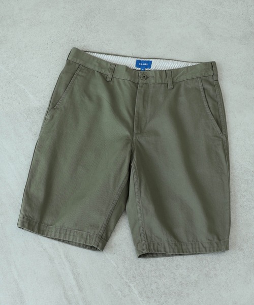 BEAMS（ビームス）の「BEAMS / ベーシック チノショーツ（チノパンツ・メンズ・ブラック/ベージュ/ネイビー/オリーブ・SMALL/MEDIUM/LARGE/X-LARGE）」の3枚目の写真