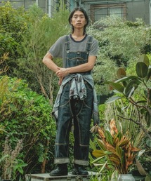 FADED DENIM OVERALL