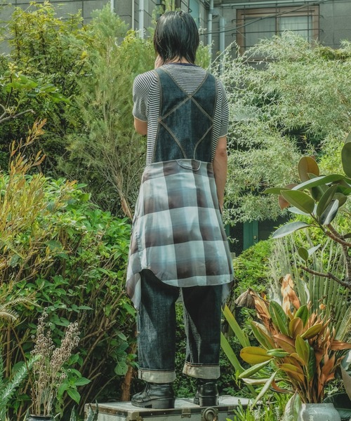 SUGARHILL(シュガーヒル)の「FADED DENIM OVERALL(サロペット/オーバーオール・メンズ・インディゴブルー・0)」の7枚目の写真