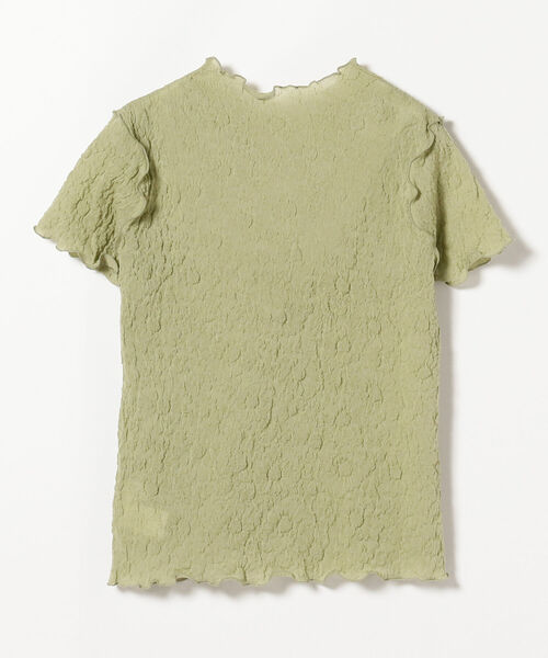 Ray BEAMS（レイビームス）の「Ray BEAMS / フラワー シュリンク ハーフスリーブ Tシャツ（Tシャツ/カットソー・レディース・ミント/オフホワイト/ブラック・ONE SIZE）」の21枚目の写真