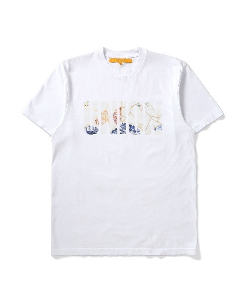 UNION(UNION TOKYO)(ユニオン)の「UNION TOKYO 4th UNION ORIGINAL PLATES TEE ユニオン Tシャツ(Tシャツ/カットソー・メンズ・ホワイト/ブラック・MEDIUM/LARGE/X-LARGE)」の3枚目の写真