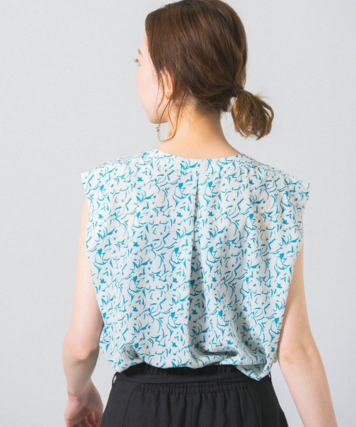 URBAN RESEARCH ROSSO（アーバンリサーチロッソ）の「ラインアートタックスリーブブラウス（シャツ/ブラウス・レディース・ブラック系その他/ホワイト系その他/ブルー系その他・FREE）」の19枚目の写真