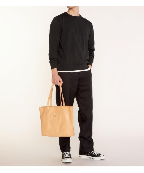 IL BISONTE(イルビゾンテ)の「IL BISONTE / ORIGINAL LEATHER /トートバッグ(トートバッグ・レディース・ブラック/ダークブラウン/グレー/ライトブラウン/オリーブ・FREE)」の6枚目の写真