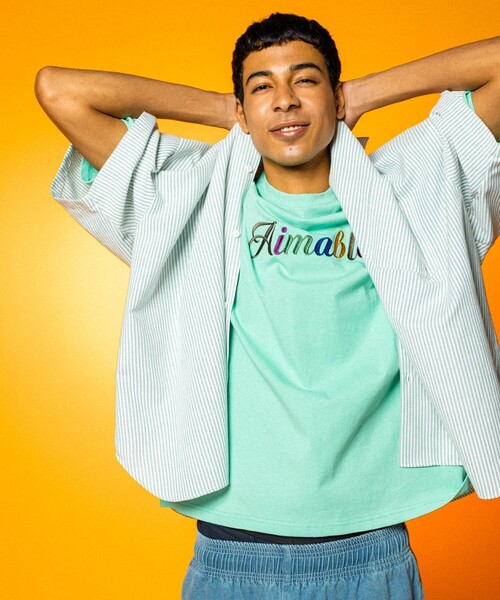 THE SHOP TK (ザ ショップ ティーケー )の「◆スーパービッグシルエットダンガリーシャツ(シャツ/ブラウス・メンズ・サックスブルー/イエロー系その他/グリーン系その他4/ホワイト系/ブルー系2・01/02/03/04)」の3枚目の写真