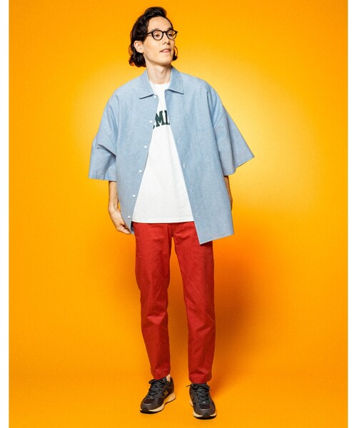 THE SHOP TK (ザ ショップ ティーケー )の「◆スーパービッグシルエットダンガリーシャツ(シャツ/ブラウス・メンズ・サックスブルー/イエロー系その他/グリーン系その他4/ホワイト系/ブルー系2・01/02/03/04)」の11枚目の写真