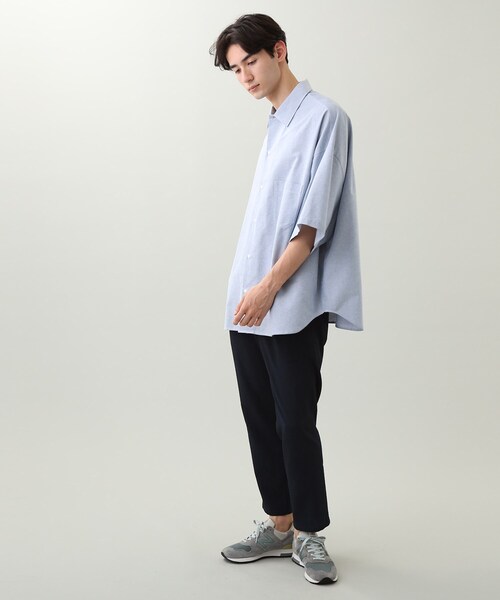 THE SHOP TK (ザ ショップ ティーケー )の「◆スーパービッグシルエットダンガリーシャツ(シャツ/ブラウス・メンズ・サックスブルー/イエロー系その他/グリーン系その他4/ホワイト系/ブルー系2・01/02/03/04)」の9枚目の写真