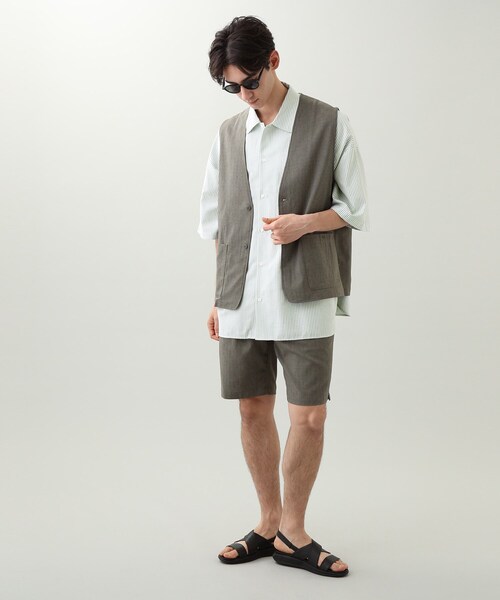 THE SHOP TK (ザ ショップ ティーケー )の「◆スーパービッグシルエットダンガリーシャツ(シャツ/ブラウス・メンズ・サックスブルー/イエロー系その他/グリーン系その他4/ホワイト系/ブルー系2・01/02/03/04)」の10枚目の写真