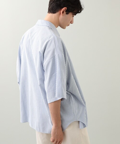 THE SHOP TK (ザ ショップ ティーケー )の「◆スーパービッグシルエットダンガリーシャツ(シャツ/ブラウス・メンズ・サックスブルー/イエロー系その他/グリーン系その他4/ホワイト系/ブルー系2・01/02/03/04)」の21枚目の写真