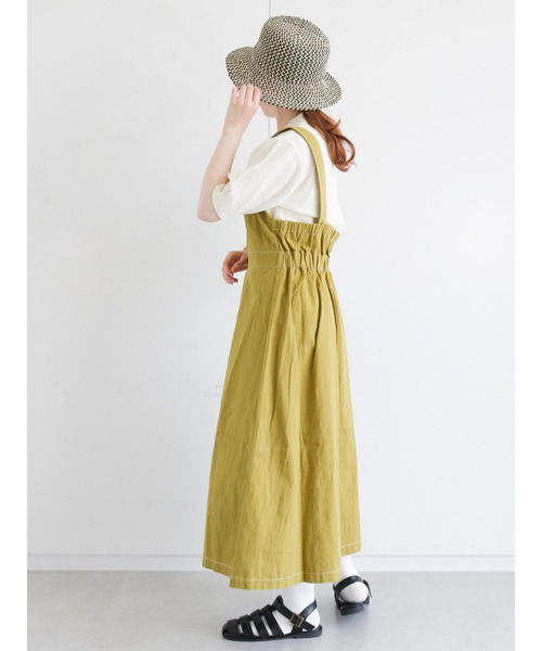 ehka sopo（エヘカソポ）の「襟付透かし編みニット（ニット/セーター・レディース・オフホワイト/イエロー/グリーン・ﾌﾘ-）」の10枚目の写真