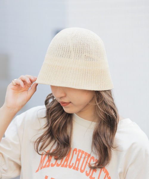 CIAOPANIC TYPY（チャオパニックティピー）の「サーモハット（ハット・レディース・ブラック/ブルー/ベージュ・ONE SIZE）」の3枚目の写真