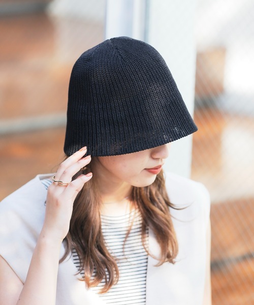 CIAOPANIC TYPY（チャオパニックティピー）の「サーモハット（ハット・レディース・ブラック/ブルー/ベージュ・ONE SIZE）」の2枚目の写真