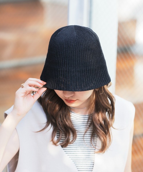 CIAOPANIC TYPY（チャオパニックティピー）の「サーモハット（ハット・レディース・ブラック/ブルー/ベージュ・ONE SIZE）」の4枚目の写真