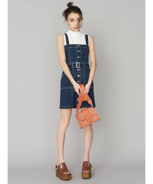 EVRIS（エヴリス）の「ボトルネックノースリトップス（タンクトップ・レディース・ブラック/ホワイト・FREE）」の17枚目の写真