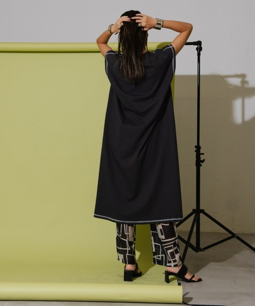 AIC.(エーアイシー)の「【再入荷】幾何学柄シアーストレートパンツ(その他パンツ・レディース・ブラック/ブラウン・FREE)」の19枚目の写真